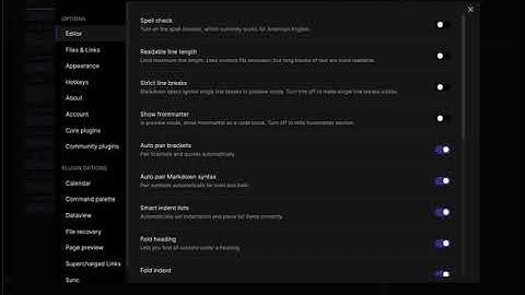 Obsidian - Supercharged Links - 12 Show /Hide field options in context menu