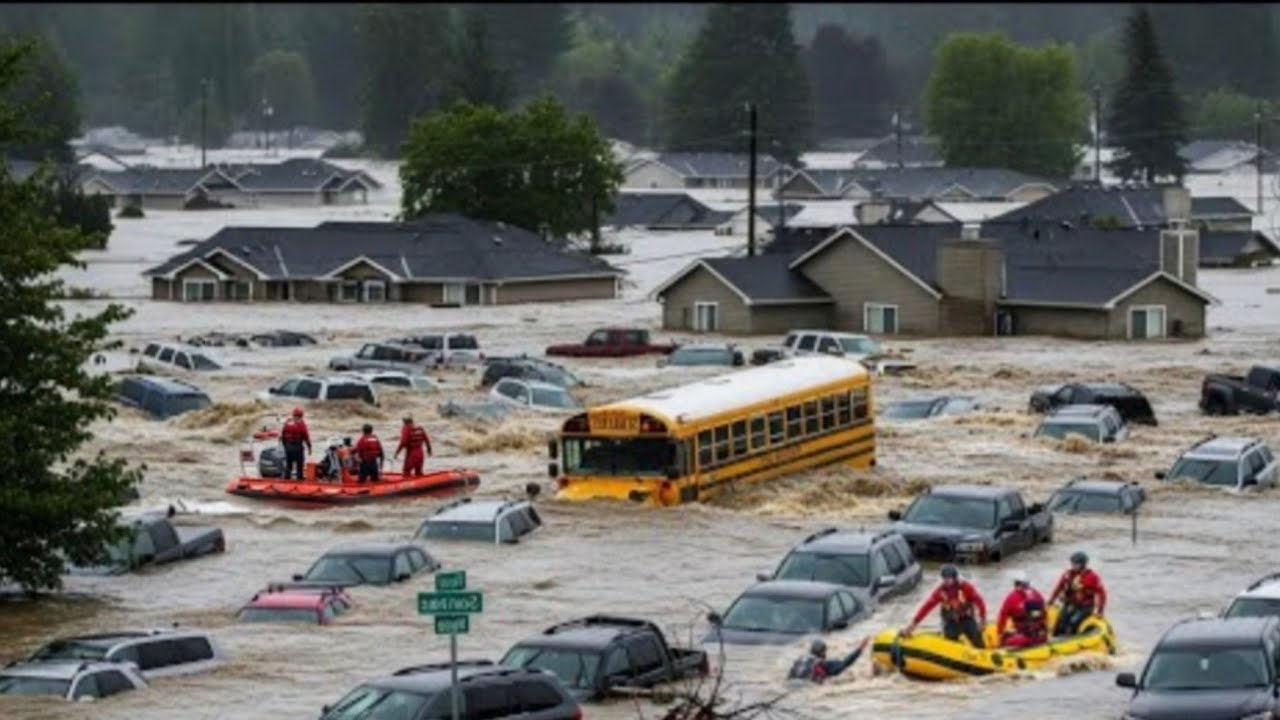 Хаос в Калифорнии | Внезапные наводнения смыли дома и автомобили в Реддинге, Шасте и Гумбольдте