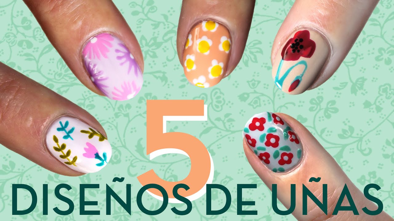 10 diseños de uñas de flores paso a paso - Nailistas | Esmaltes permanentes  y productos de uñas — Nailistas | Esmaltes permanentes y productos de uñas  — Tienda online de esmaltes