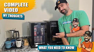EUHOMY 18 L Beverage Refrigerator Cooler Review for Home Office!