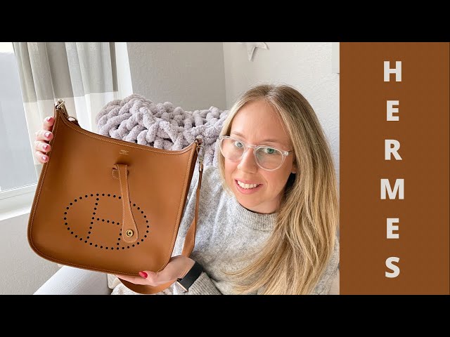 HERMES, Evelyne PM II Epson Leather Gold & GHW
