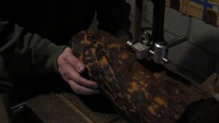 Highfiguregrips Resawing some Ancient Ironwood