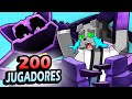 200 Jugadores en POPPY PLAYTIME 3 de Minecraft!!