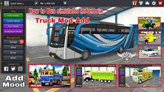 How to Bus Game truck mods in - bus simulator Indonesia game  bussid me truck mod add keise kare 😱 screenshot 4