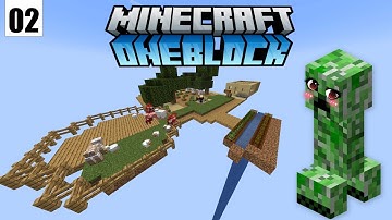 My First House & Tree Farm | Minecraft One Block #2