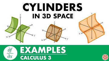 Cylinders in 3D Space Examples | Calculus 3 - JK Math