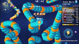 Snake Mania Gameplay - 49k Score - 103 kills screenshot 3