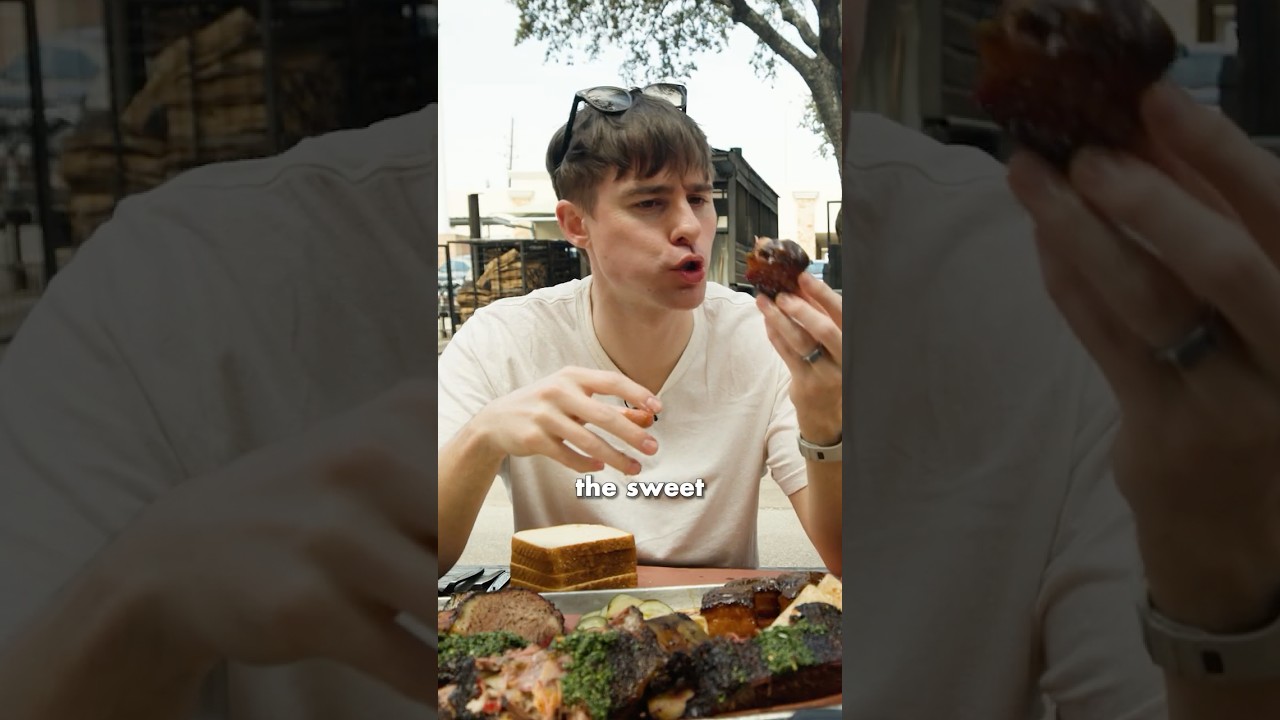 Two Brits try Michelin Star Meat Candy from Texas!