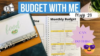 BUDGET WITH ME May 2023 | Single Parent Budget | Low Inome Budget