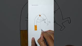 Stop smoking 🚬🚭#shorts #viral #youtubeshorts #trending #drawing #art #satisfying #stopsmoking