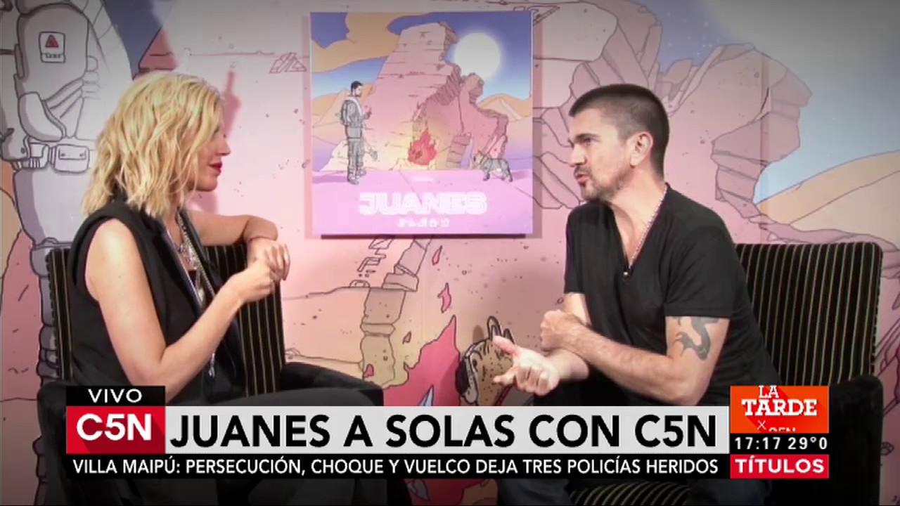C5N - Música: Juanes a solas con C5N en su visita a Argentina