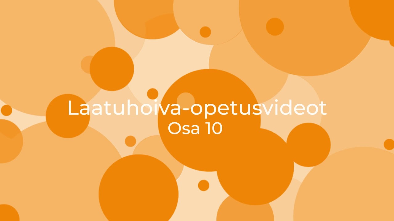 Laatuhoiva opetusvideot osa 10 - Vuoteessa siirrot sivusuuntaan