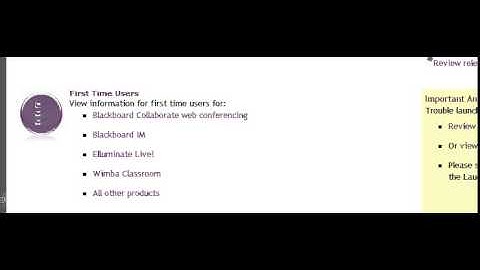 Getting Started in Blackboard