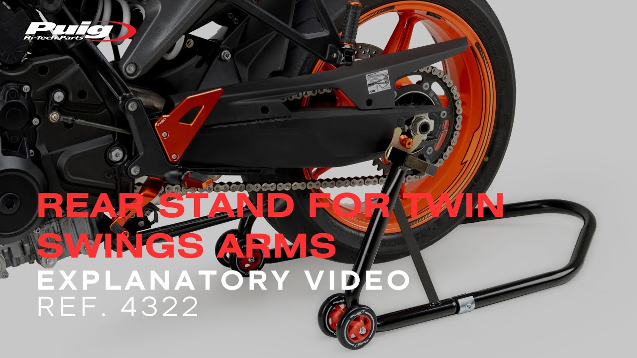Rear stand for twin swings arms - Puig Hi-Tech Parts