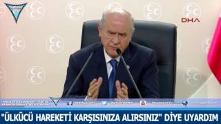 Devlet Bahçeli̇ Fetöyü 7 Yil Önce Karşimiza Aldik