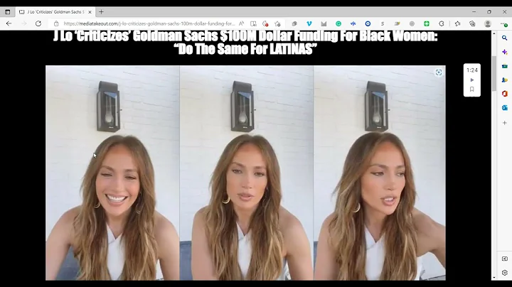 JLO CONDEMNS 100 MILLION DOLLAR FUNDING FOR BLACK ...