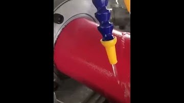 PVC layflat hose extrusion machine line -Weifang Jingda machinery