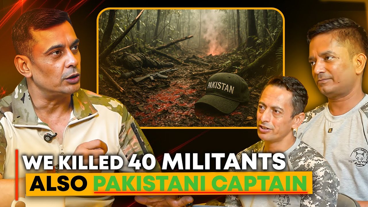 Our team also killed a Pakistani captain and major along with 40 militants