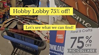 Hobby Lobby AUTUMN Clearance! 🍁 75% OFF Everything – Store Walkthrough & Prices!🍂 