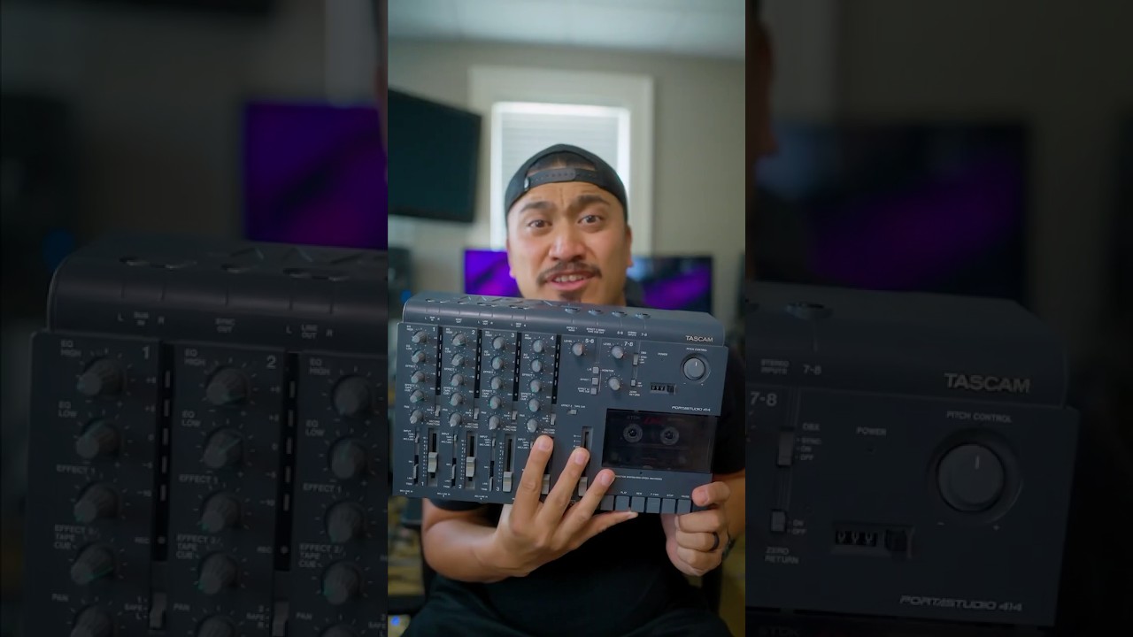 Guitar direct through a vintage cassette recorder?!