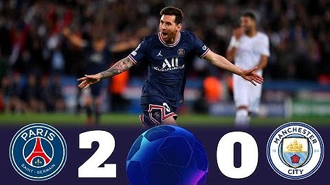 مباراة جنونية ● باريس سان جيرمان ومانشستر سيتي 2-0 دوري أبطال أوروبا 2022 وجنون [حسن العيدروس]  4K