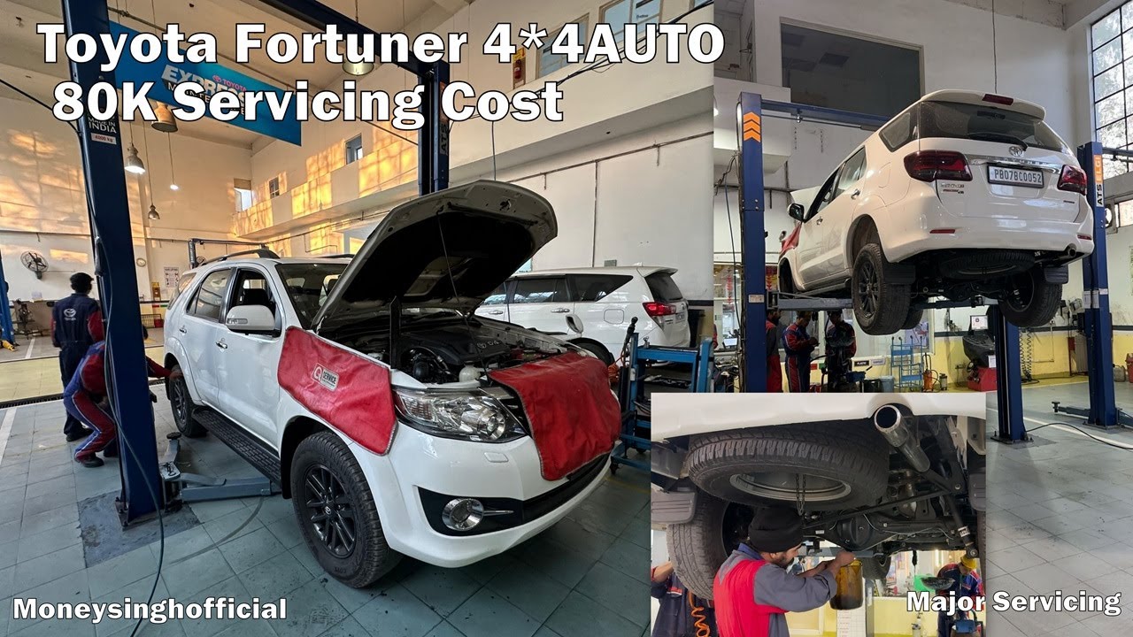 Toyota Fortuner 80K Servicing | Fortuner Service Cost ...