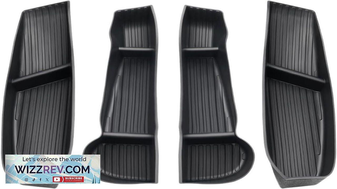Car Door Organizer Tray for Tesla Model Y 2021-2024 2025 TPE Review