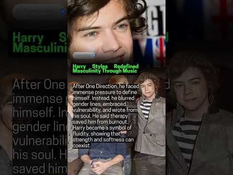 هاري ستايلز أعاد تعريف الرجولة من خلال الموسيقى 