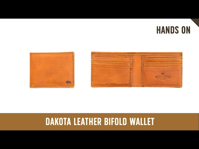 Bifold Leather Wallet, Dakota