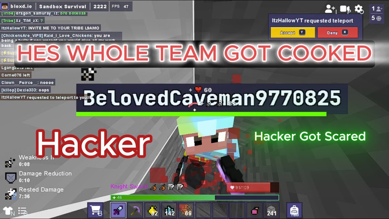 [Ep 9] Lobby 2222 Bloxd io (I Killed A lot Hackers)