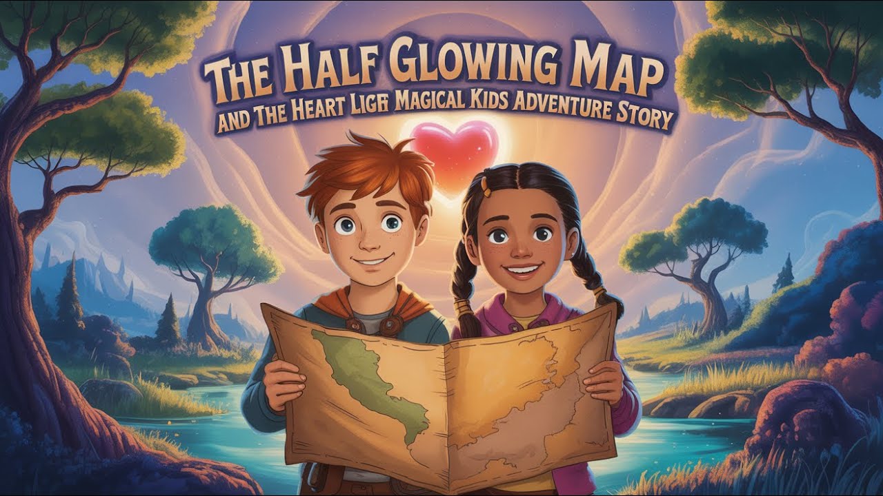 The Half Glowing Map and the Heart Light Magical Kids Adventure Story