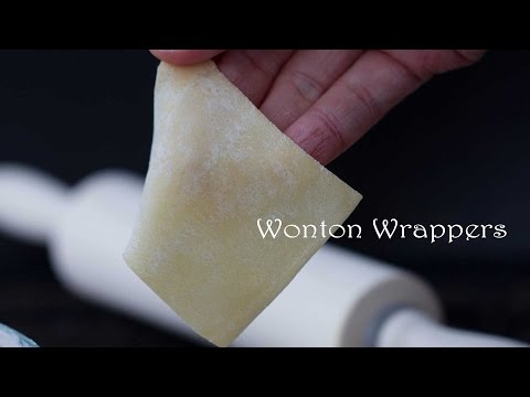 Wonton Wrapper 混沌皮 - YouTube