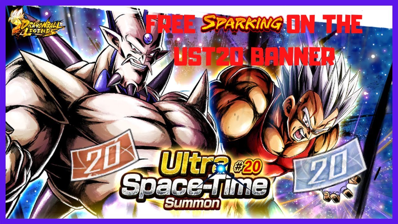FREE ULTRA SPACE TIME 20 GUARANTEED SPARKING SUMMONS // DRAGON BALL LEGENDS