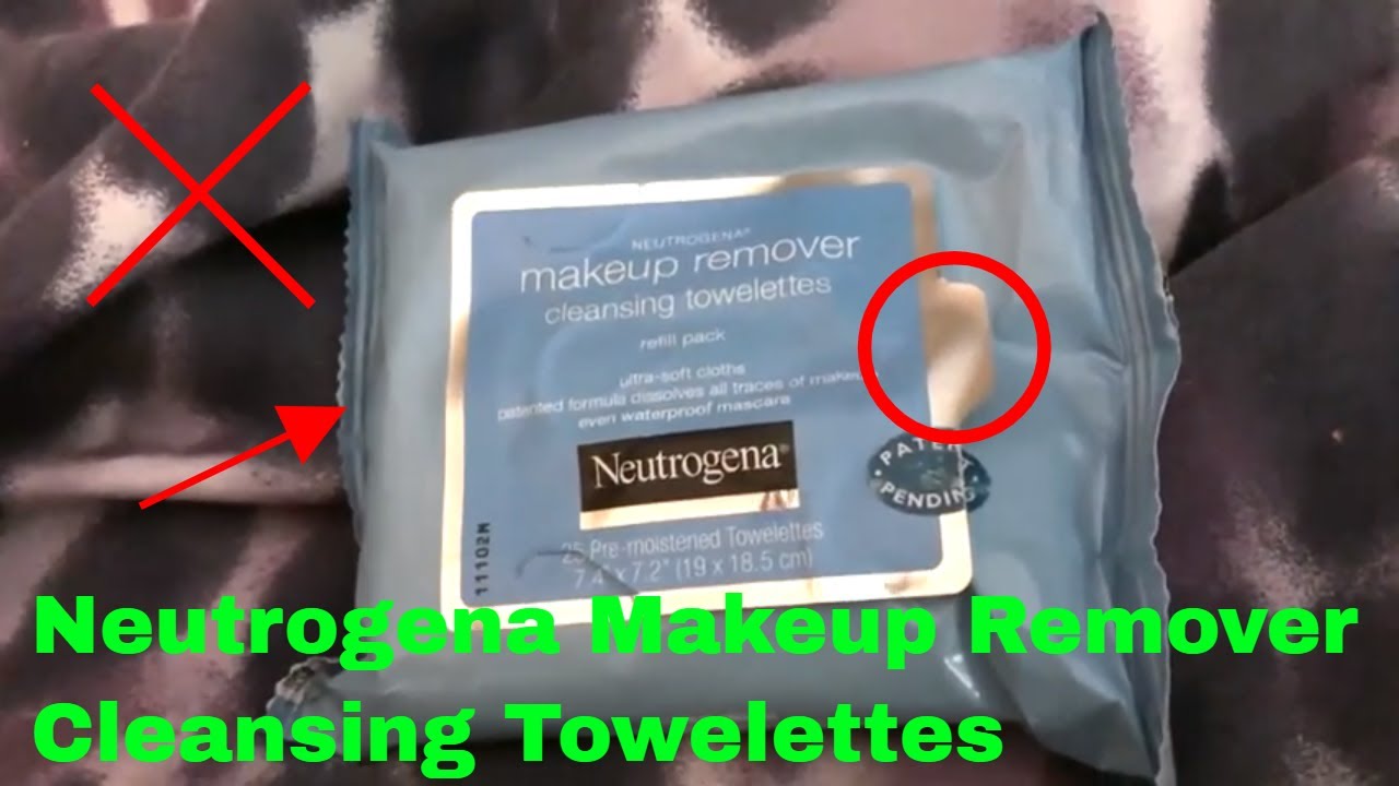 How To Use Neutrogena Makeup Remover Cleansing Towelettes Review YouTube