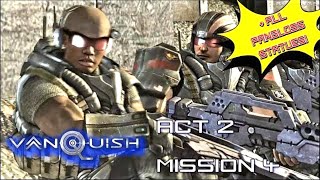 Vanquish (100%) walkthrough Act 2 Mission 4 Vanquish (100%) walkthrough Act 2 Mission 4