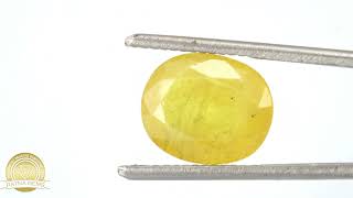Product Video for: Natural Yellow Sapphire (Pukhraj Stone) 4.56 Ratti (4.15 Carat) - Nigerian