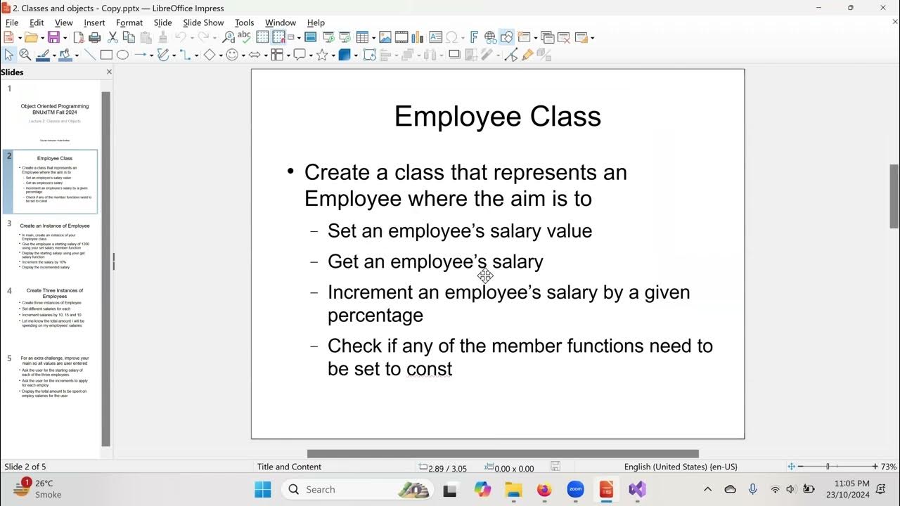 Setting up a project with C++ classes in Visual Studio - YouTube