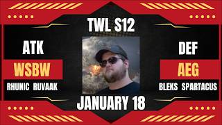 【ROME2】TWL | WSBW(ATK) vs AEG(DEF) Game1 | Shock Cav Late Game Impact!