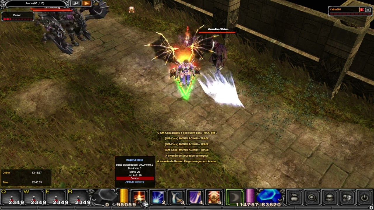 Usando Macro em Mu Online Mu Royals