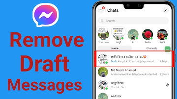 How To Remove Draft Messages In Messenger 2024 | Messenger Drafts Tutorial