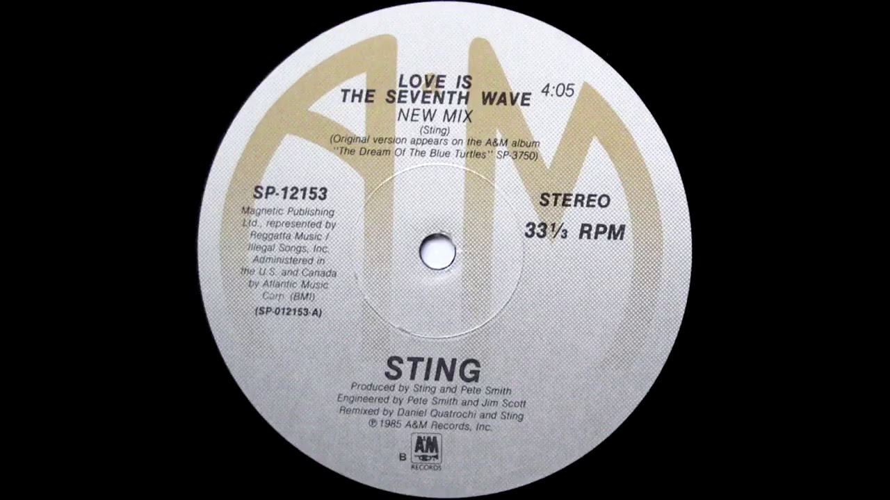 Sting - Love Is The Seventh Wave (New Mix) 1985