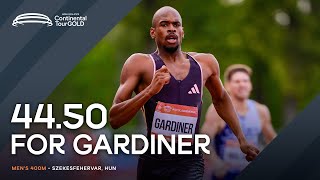 Gardiner clocks 44 50 400m in at Gyulai Istvan Memorial Continental Tour Gold 2024