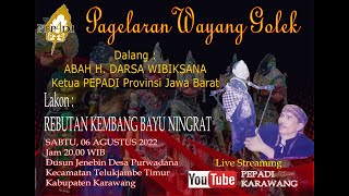  Wayang Golek Dl Abah H Darsa Wibiksana Gentra Manah Karawang  Lapang Bola Desa Purwadana