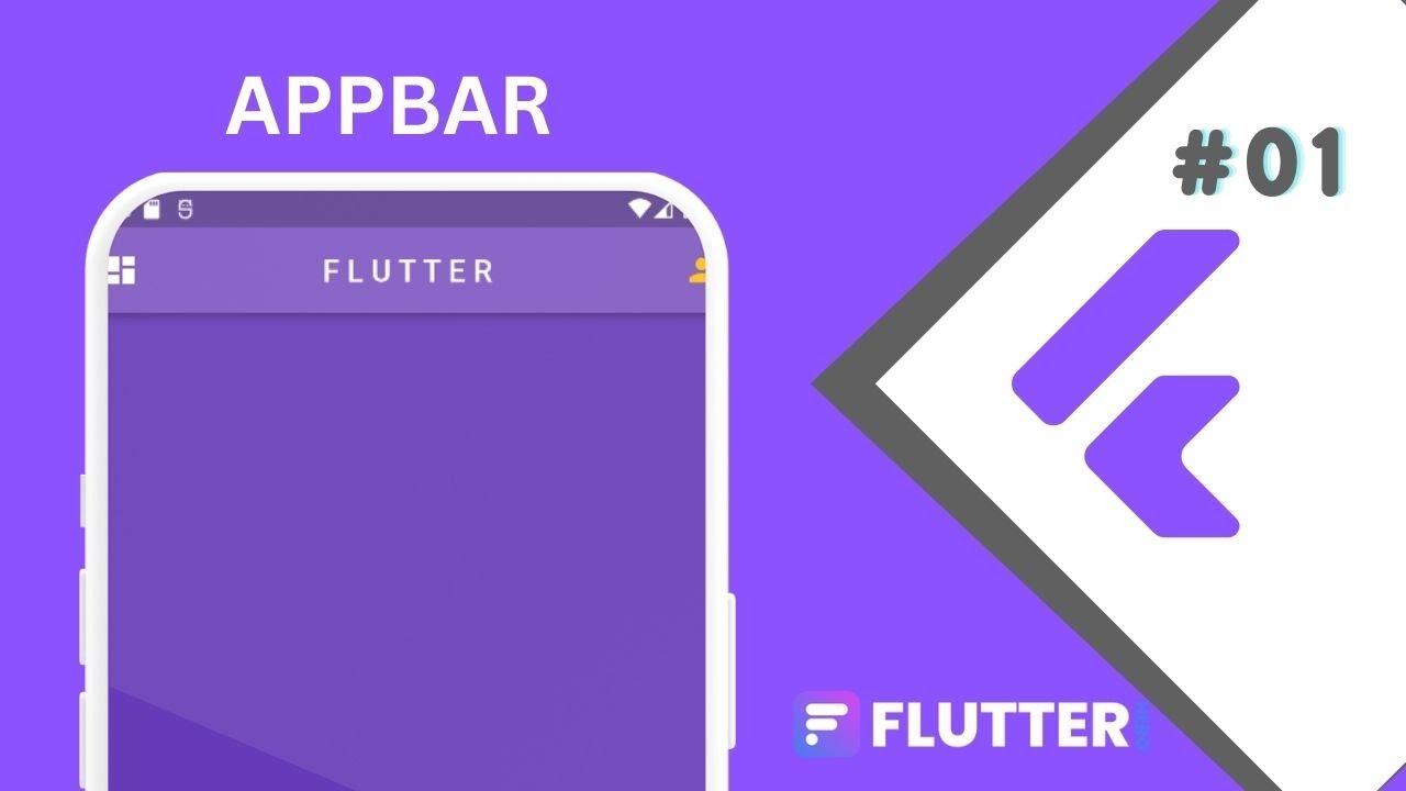 AppBar in flutter | Flutter #01 - YouTube