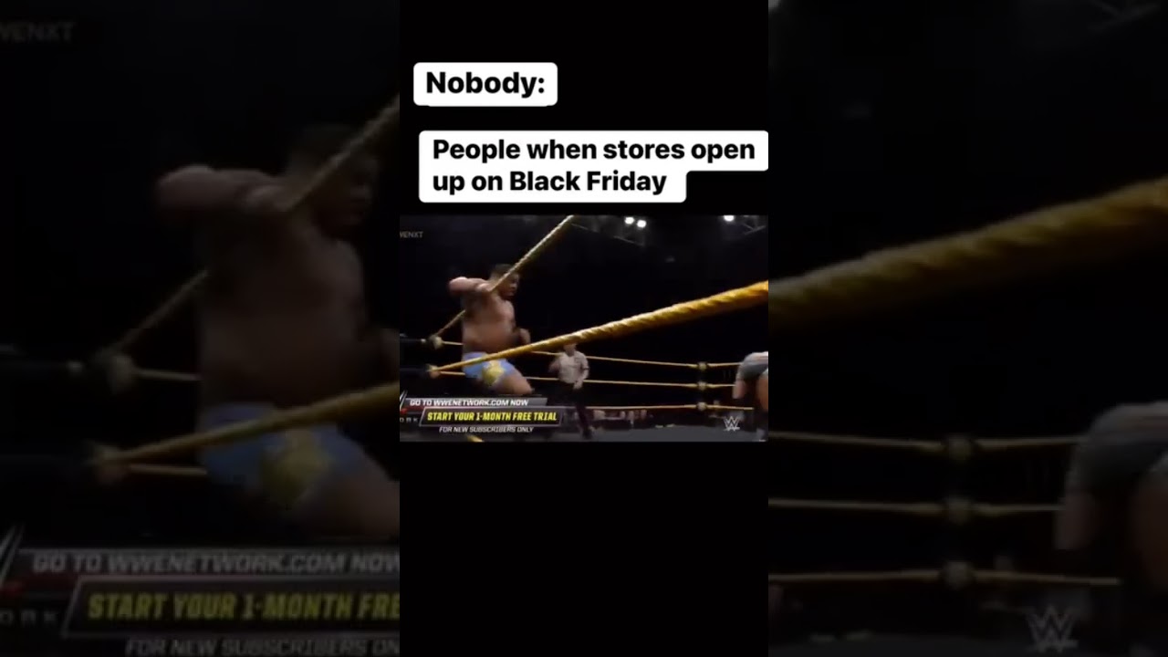 People when stores open up on Black Friday 