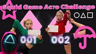 SQUID GAME Acro Challenge ⏺▵◼ | Battrick Sisters