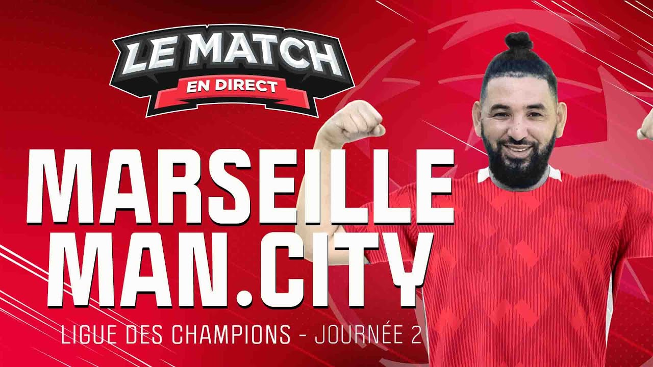 OM - City avec Momo Henni / Le Match en direct : Marseille 0 - 3 Manchester City (football)