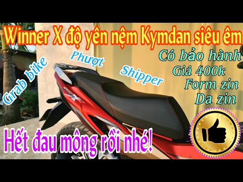 Video Winner X độ yên nệm Kymdan siêu êm - Khắc phục hiện... - youtube