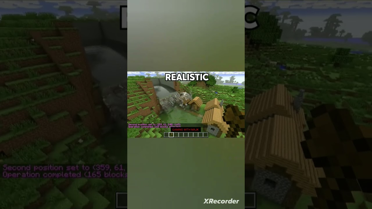 Realistic Minecraft|Realistic flood in Minecraft 