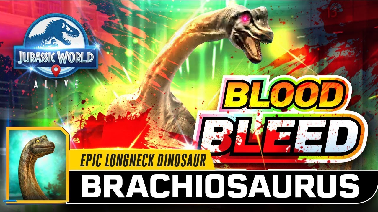 BRACHIOSAURUS BLEED TO DEATH! LEVEL 30 STRIKE EVENT【Jurassic World Alive 侏羅紀世界Alive】